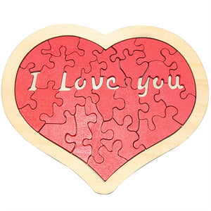 Love Puzzle Wooden